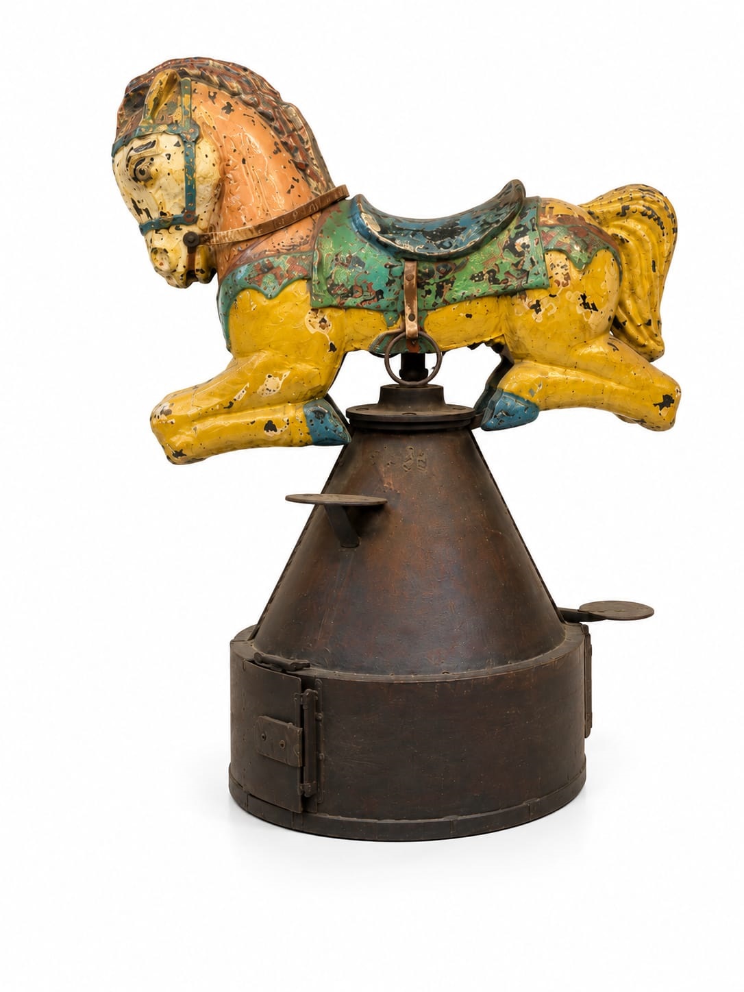 Caballo de Carrusel Antiguo Restaurado – Pieza Decorativa de Colección
