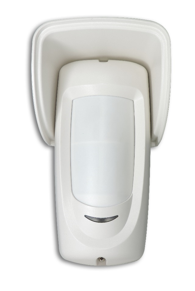 IR-1000W Detector exterior inalámbrico universal. Incluye lente cortinavertical, horizontal y pet 40